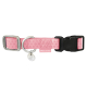COLLAR MAC LEATHER ROSA 10mm x 20-33cm