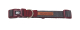 X-TRM DOBLE PREMIUM COLLAR GRIS-GRANATE 20-30cm x 1cm