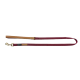 CORREA MAC LEATHER MONACO ROJO 120cm x 1,5cm