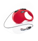 FLEXI CLASSIC, CAT, CORDON, 3m, HASTA 8Kg, ROJO