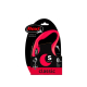 FLEXI CLASSIC, S, CORDON, 8m, HASTA 12Kg, ROJO