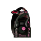 FLEXI CLASSIC, S, CORDON, 8m, HASTA 12Kg, NEGRO