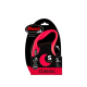 FLEXI CLASSIC, S, CINTA, 5m, HASTA 15Kg, ROJO