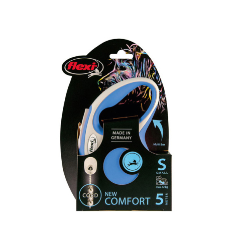 FLEXI COMFORT, S, CORDON, 5m, HASTA 12kg, AZUL