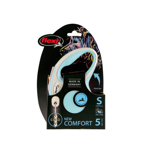 FLEXI COMFORT, S, CORDON, 5m, HASTA 12kg, AZUL CLARO