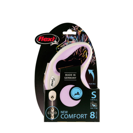 FLEXI COMFORT, S, CORDON, 8m, HASTA 12kg, ROSA
