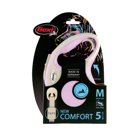 FLEXI COMFORT, M, CINTA, 5m, HASTA 25 Kg, ROSA
