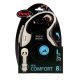 FLEXI COMFORT, L, CINTA, 8m, HASTA 50 Kg, NEGRO