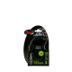 FLEXI BLACK DESIGN, XS, CORDON, 3m, HASTA 8KG, NEGRO