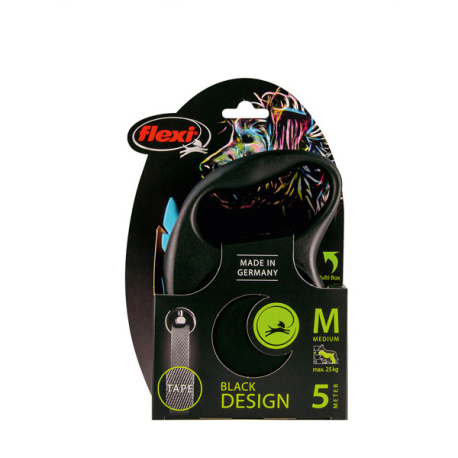 FLEXI BLACK DESIGN,M, CINTA, 5m, HASTA 25KG, AZUL