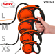 FLEXI XTREME,XS,CINTA 3m, HASTA 15KG, NARANJA
