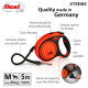 FLEXI XTREME,M,CINTA 5m, HAST 35KG, NARANJA