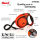 FLEXI XTREME,L,CINTA 5m, HASTA 65KG, NARANJA
