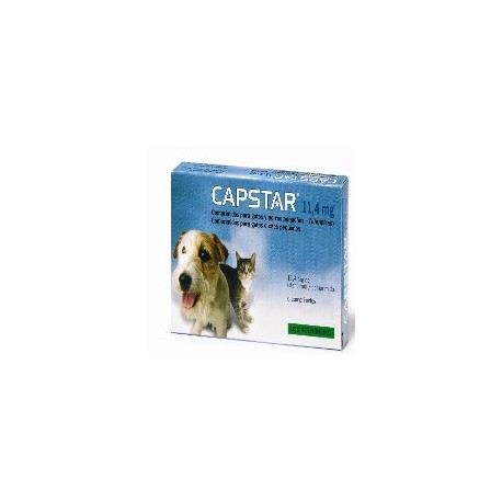 CAPSTAR 11- 6 TAB. GATOS Y PERROS PEQ.