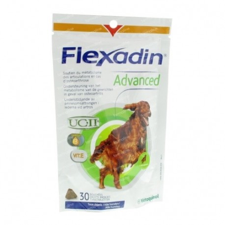 FLEXADIN ADVANCED UCII 1-50KG PERRO 30 COMP.