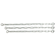 COLLAR ESTRANGULADOR CROMO 4.0mmx65cm