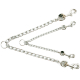 ACOPLADOR DOS PERROS CROMO 3.5mmx60cm